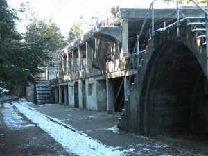 Bunkers and gun emplacements at Fort Worden
